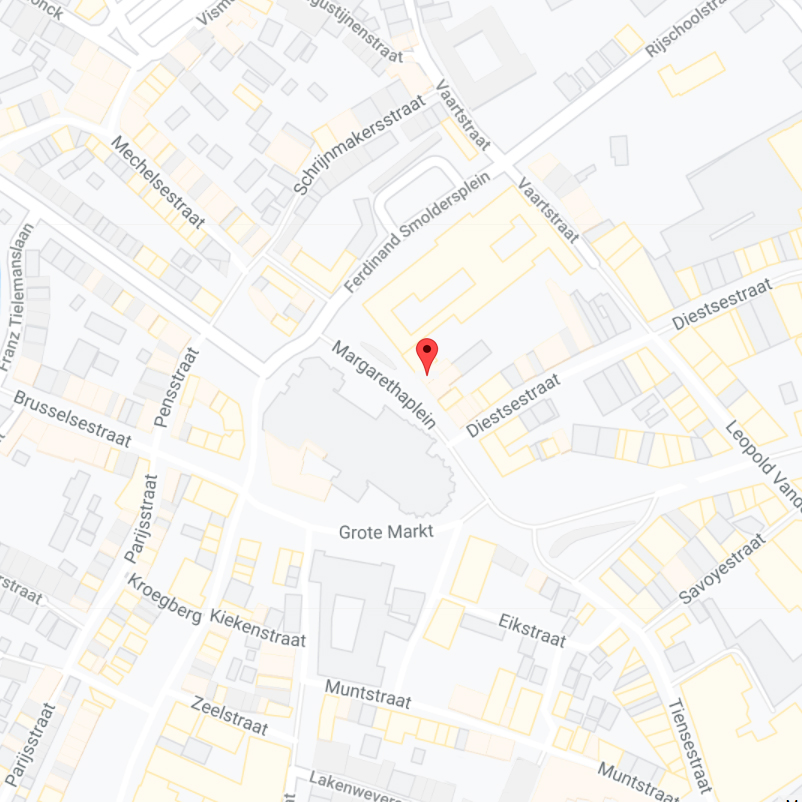 Google maps kaart Juwelen Vander Avort Leuven